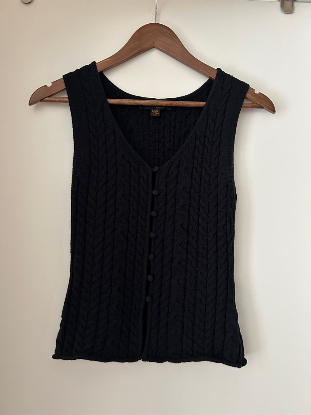 Truth Black Knit Sleeveless Top